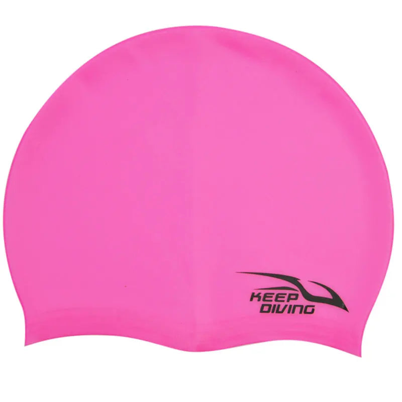 Touca Para Natação, Touca de Natação, Touca de Natação Impermeável, Touca Para Natação Impermeável, Touca Para Natação Profissional, Acessórios Para Nadar, Acessórios Para Natação, Touca de Natação Para Cabelos Compridos, Maluh Fit.