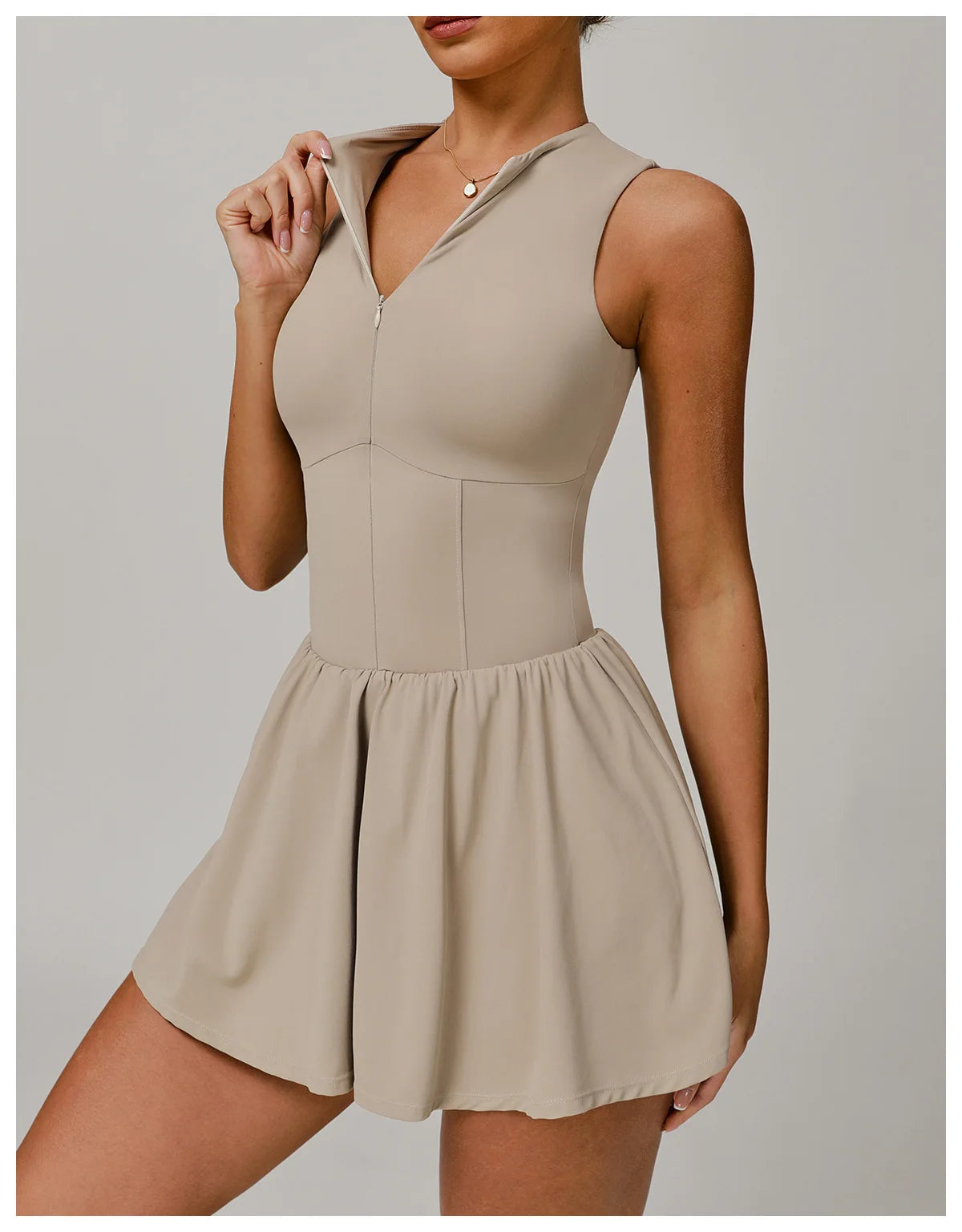 Vestido Fitness com Shorts Lily
