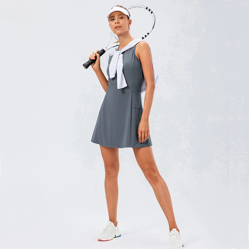 Vestido Para Beach Tenis, Vestido Para Tenis, Vestido Shorts, Shorts Para Beach Tenis, Shorts Para Tenis, Shorts de Academia, Roupa Para Beach Tenis, Roupa Para Tenis, Roupas de Tenistas, Roupas de Padel.