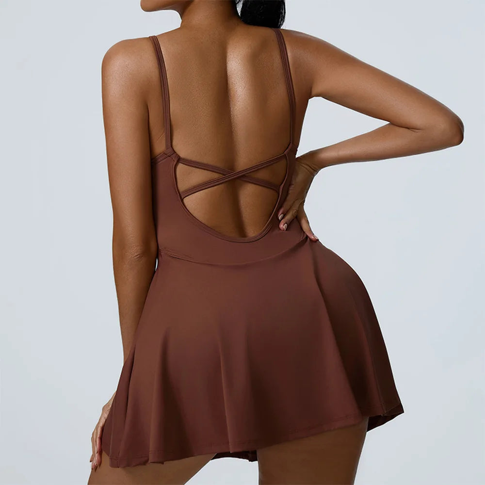 Vestido Para Beach Tenis, Vestido Para Tenis, Vestido Shorts, Shorts Para Beach Tenis, Shorts Para Tenis, Shorts de Academia, Roupa Para Beach Tenis, Roupa Para Tenis, Roupas de Tenistas, Roupas de Padel, Maluh Fit.