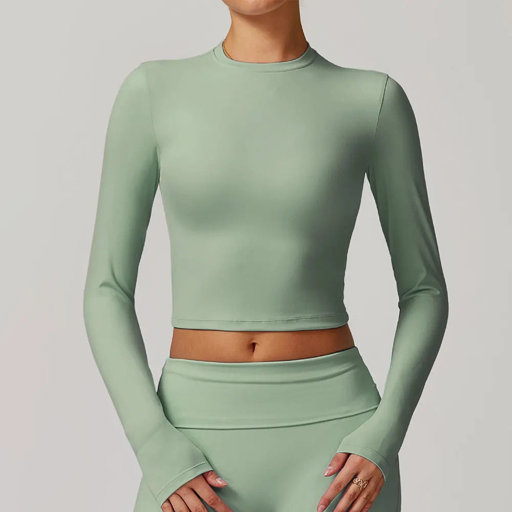 Cropped Manga Longa Deep