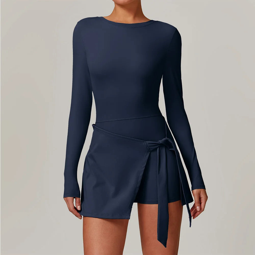Vestido Manga Longa Tennis Glow