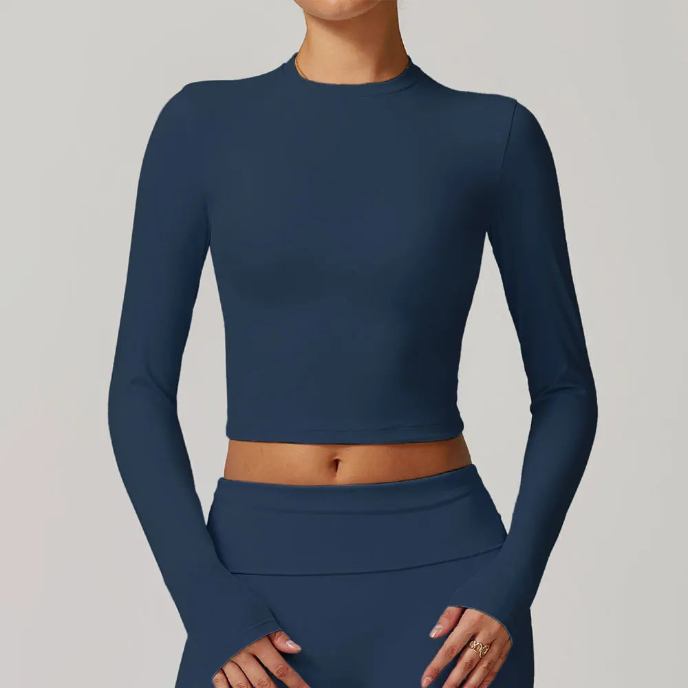 Cropped Manga Longa Deep