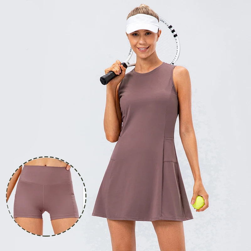 Vestido Para Beach Tenis, Vestido Para Tenis, Vestido Shorts, Shorts Para Beach Tenis, Shorts Para Tenis, Shorts de Academia, Roupa Para Beach Tenis, Roupa Para Tenis, Roupas de Tenistas, Roupas de Padel.