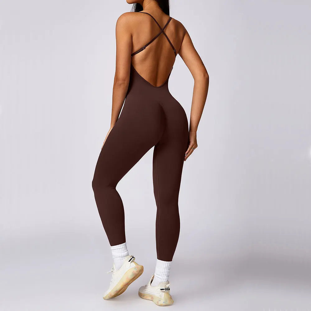 Macacão Fitness, Back V, Sem Costura, Moda Esportiva, Conforto Total, Look Moderno, Ajuste Perfeito, Alta Elasticidade, Design Ergonômico, Secagem Rápida, Estilo Feminino, Treino Com Estilo, Roupas Fitness, Tecnologia Seamless, Tendência Fitness, Maluh Fit.