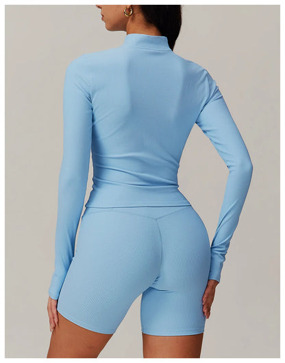Camiseta Manga Longa, Jaqueta Esportiva de Corrida, Jaqueta de Corrida, Jaqueta Para Corrida, Jaqueta Esportiva, Jaqueta de Moletom, Moletom de Zíper, Jaqueta de Academia, Roupas Para Academia, Roupas de Academia, Moda Fitness, Jaqueta Ginástica, Maluh Fit.