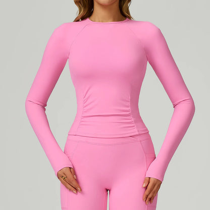 Camiseta Esportiva ML Draped