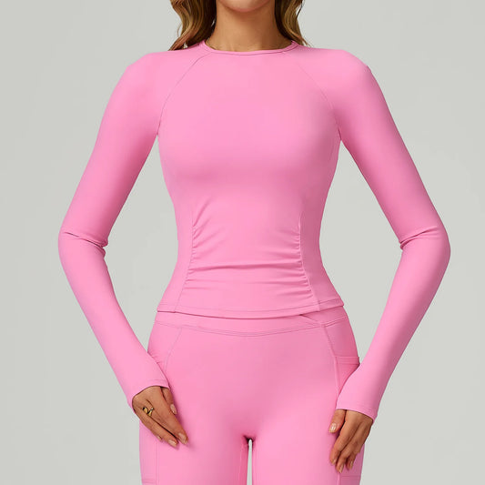 Camiseta Esportiva ML Draped