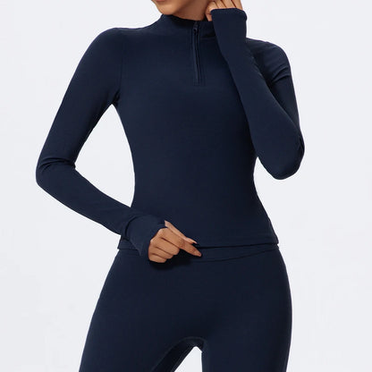 Blusa Fitness Manga Longa Sleek