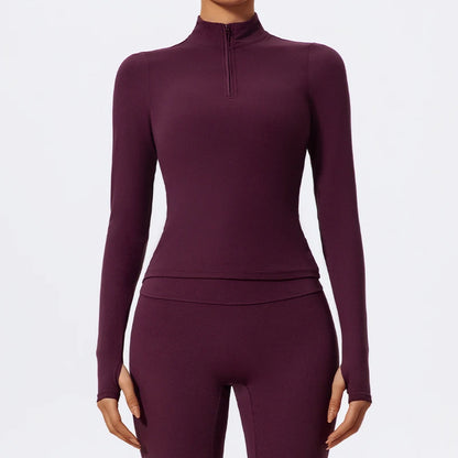 Blusa Fitness Manga Longa Sleek