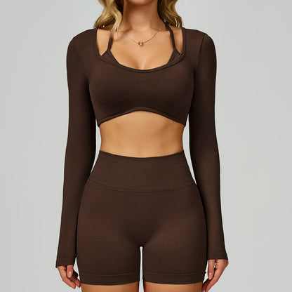 Cropped Com Bojo Manga Longa Ivara