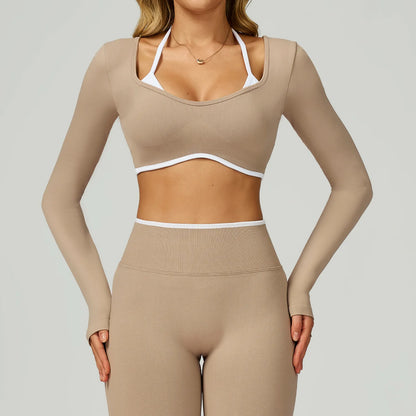 Cropped Com Bojo Manga Longa Ivara
