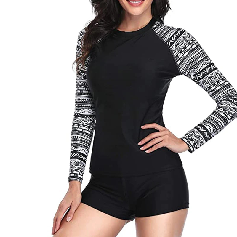 Conjunto Manga Longa UV Surf, Roupas para Surf, Conjunto UV Proteção Solar, Camiseta UV Manga Longa, Shorts com Proteção UV, Roupas para Beach Tennis, Roupas para Natação, Roupa com Secagem Rápida, UV50+ para Esportes Aquáticos, Conjunto Esportivo com Proteção Solar, Moda Praia com Design Moderno, Roupas Ultra Resistentes ao Cloro, Proteção UV para Praia, Conjunto para Esportes na Água, Roupas Confortáveis para Praia, Maluh Fit.