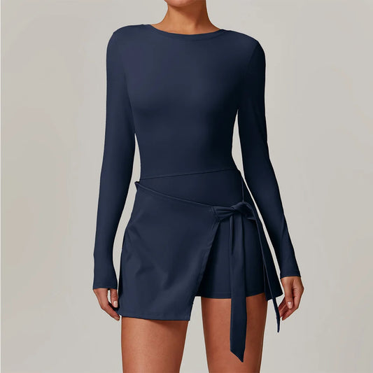 Vestido Manga Longa Tennis Glow