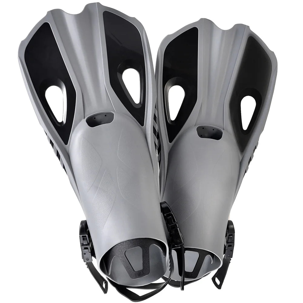 Natação, Acessórios para Natação, Nadadeira vazada, Snorkel, Mergulho, Pés de Pato Ajustáveis, Nadadeira Calcanhar Aberto, Equipamento de Natação, Pé de Pato Natação, Acessórios Para Nadar.