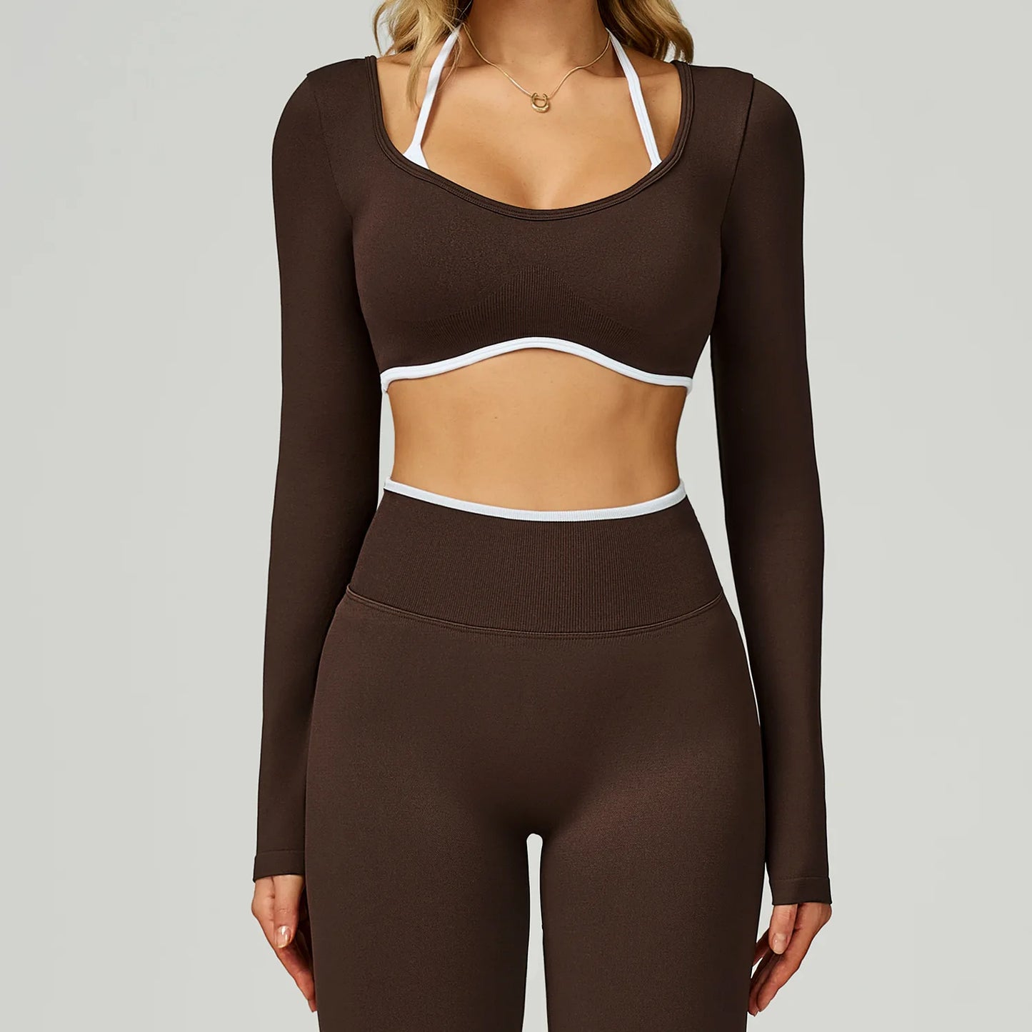 Cropped Com Bojo Manga Longa Ivara