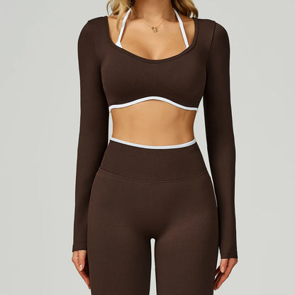 Cropped Com Bojo Manga Longa Ivara