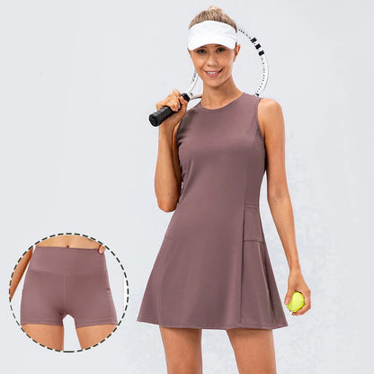 Vestido Para Beach Tenis, Vestido Para Tenis, Vestido Shorts, Shorts Para Beach Tenis, Shorts Para Tenis, Shorts de Academia, Roupa Para Beach Tenis, Roupa Para Tenis, Roupas de Tenistas, Roupas de Padel.